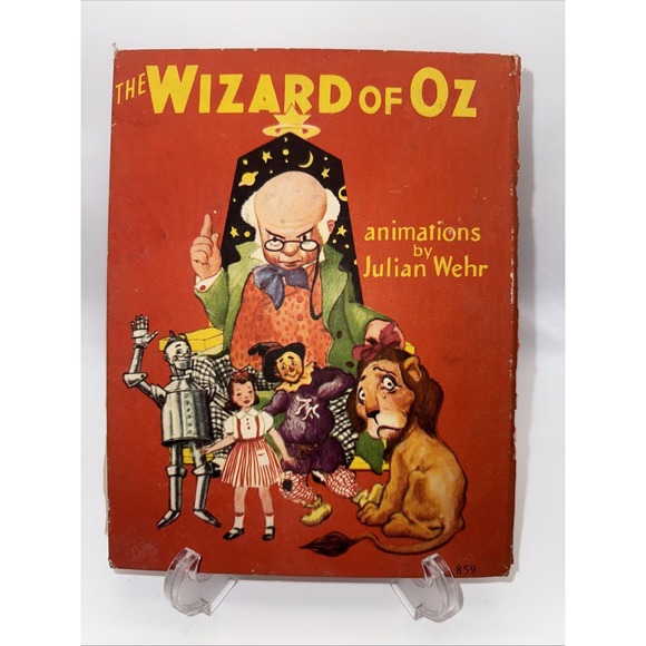 Other - 1944 The Wizard of Oz Animated Book -  Julian Wehr, L Frank Baum - Rare Vintage